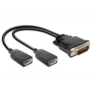 DeLock  DeLOCK 65354 câble vidéo et adaptateur DMS 2 x DisplayPort Noir 