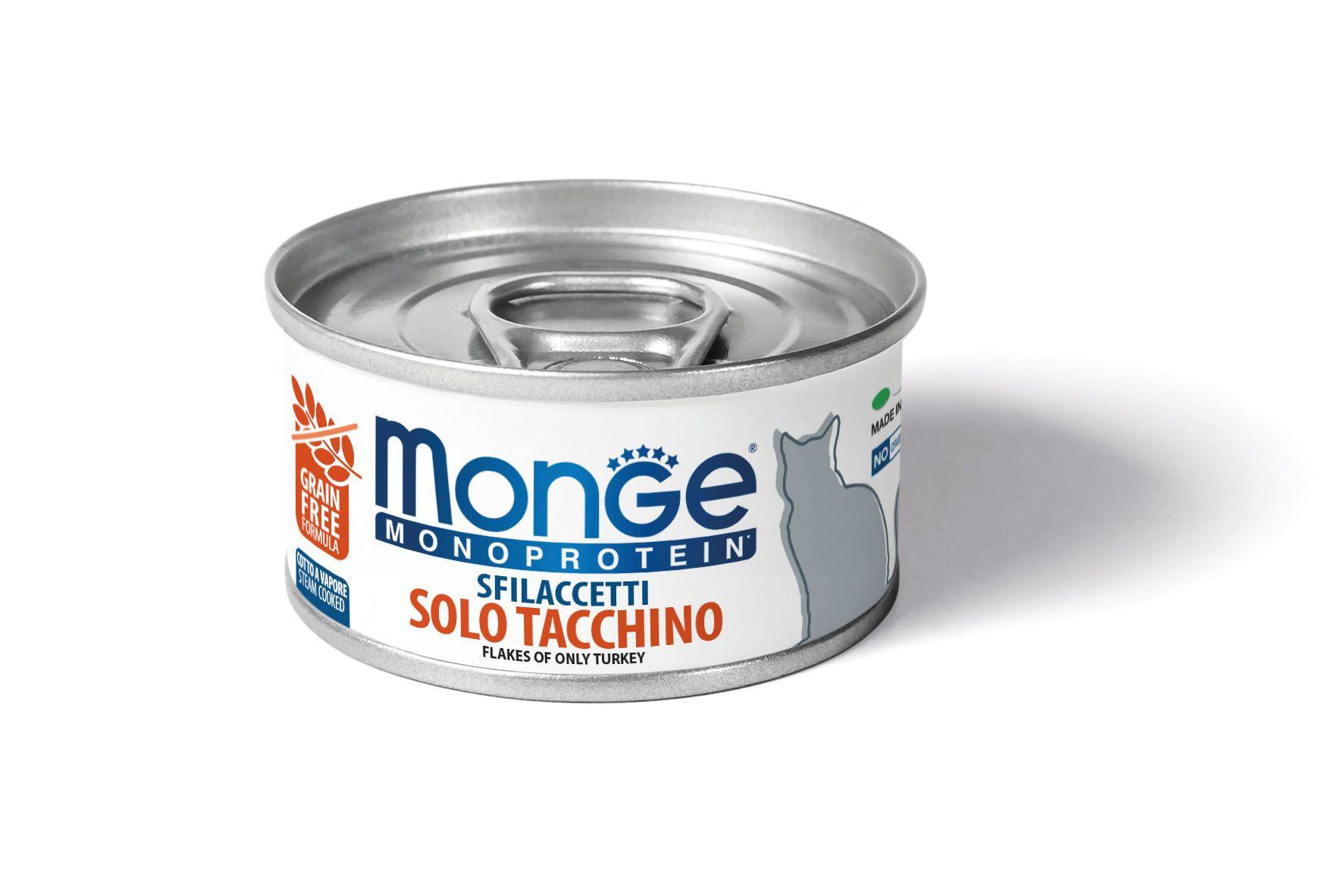 Monge  Monoproteina Tacchino Gatto - Multipack 