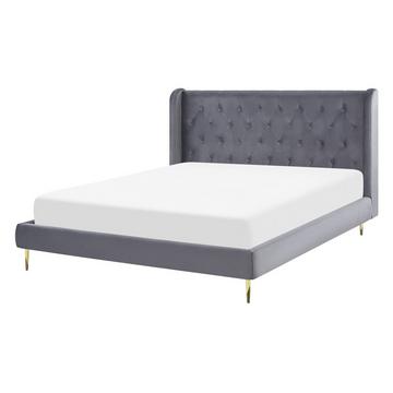 Letto con rete a doghe en Velluto Moderno FORBACH