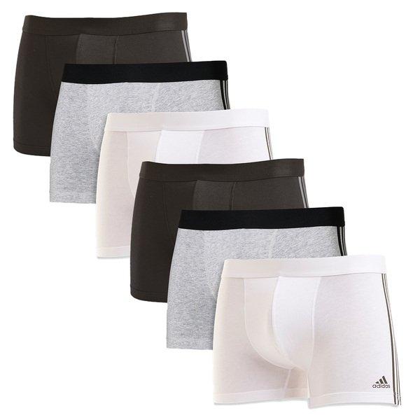 Image of adidas 6er Pack Active Flex Cotton 3 Stripes - Retro Short Pant Herren Multicolor XXL