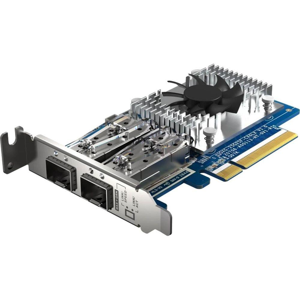 Qnap  Dual-port SFP28, 25GbE, network expansion card, low-profile form factor, PCIe Gen4 x8 
