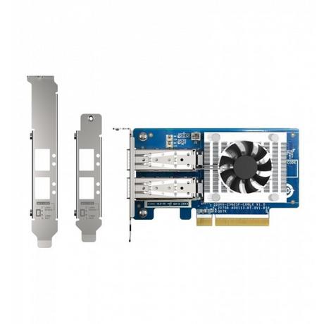 Qnap  Dual-port SFP28, 25GbE, network expansion card, low-profile form factor, PCIe Gen4 x8 