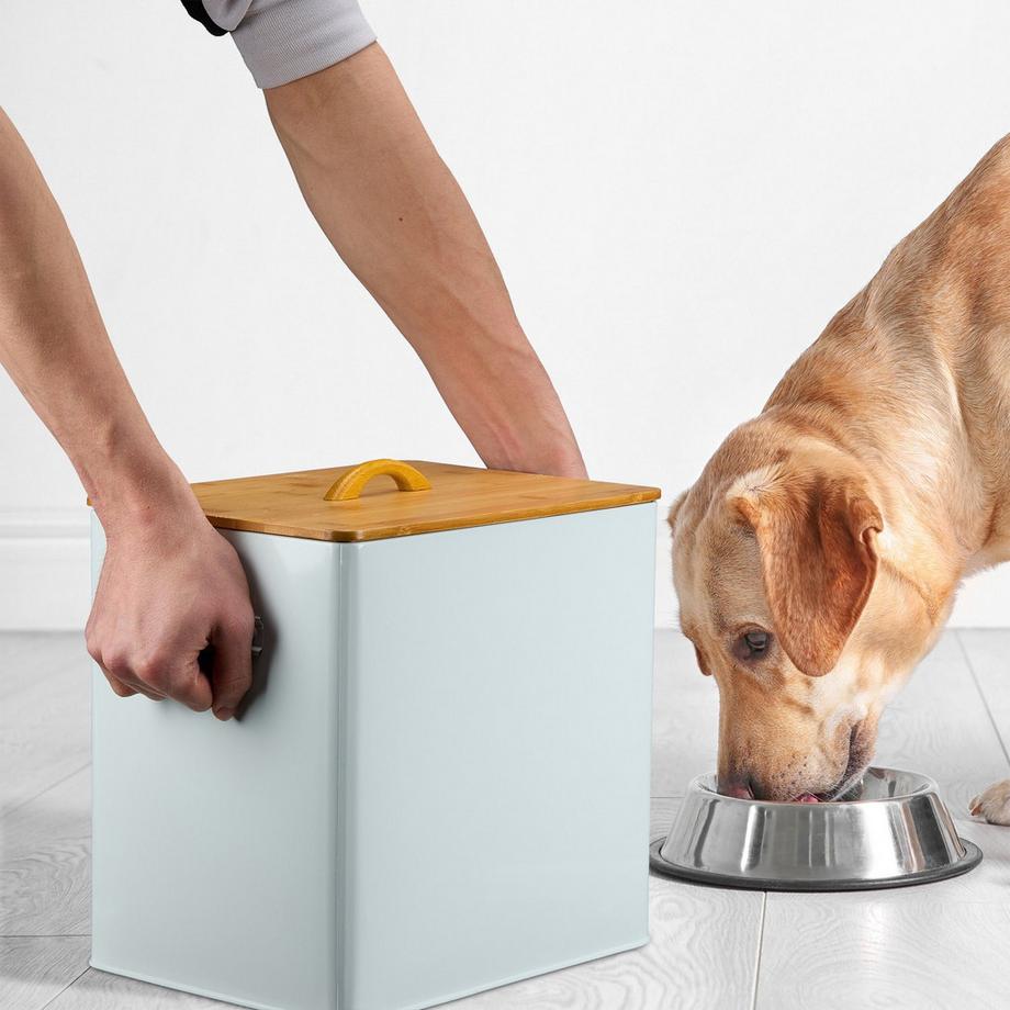 B2X  Boîte d'alimentation avec couvercle en bambou, lot de 2 