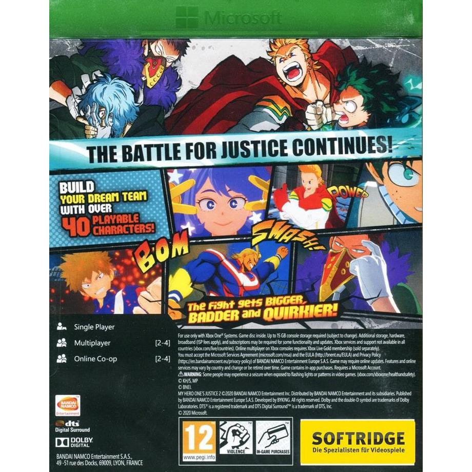 NAMCO BANDAI  My Hero One's Justice 2 