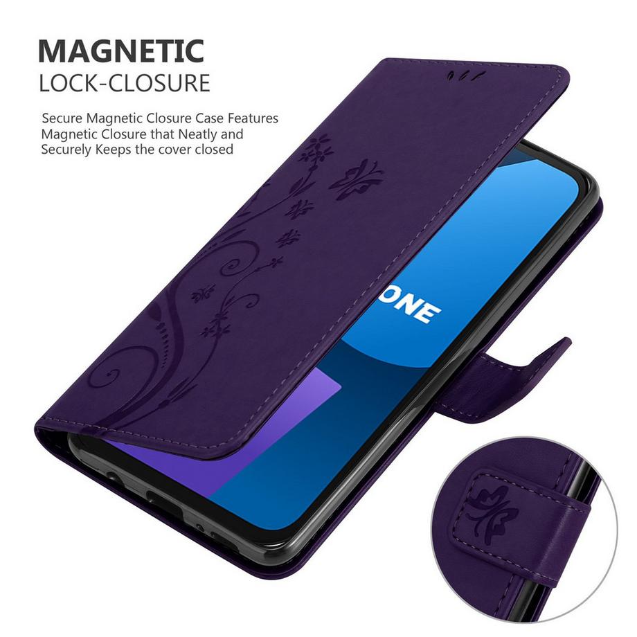 Cadorabo  Fairphone 5 Hülle mit Blumen Muster 