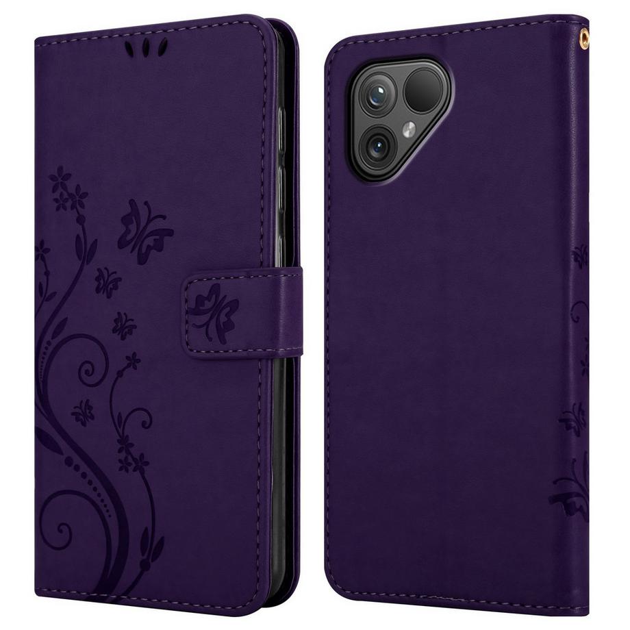 Cadorabo  Fairphone 5 Hülle mit Blumen Muster 