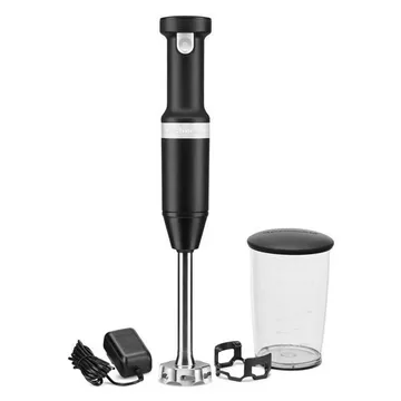 Mixeur plongeant sans fil KitchenAid 5KHBBV53EBM Noir