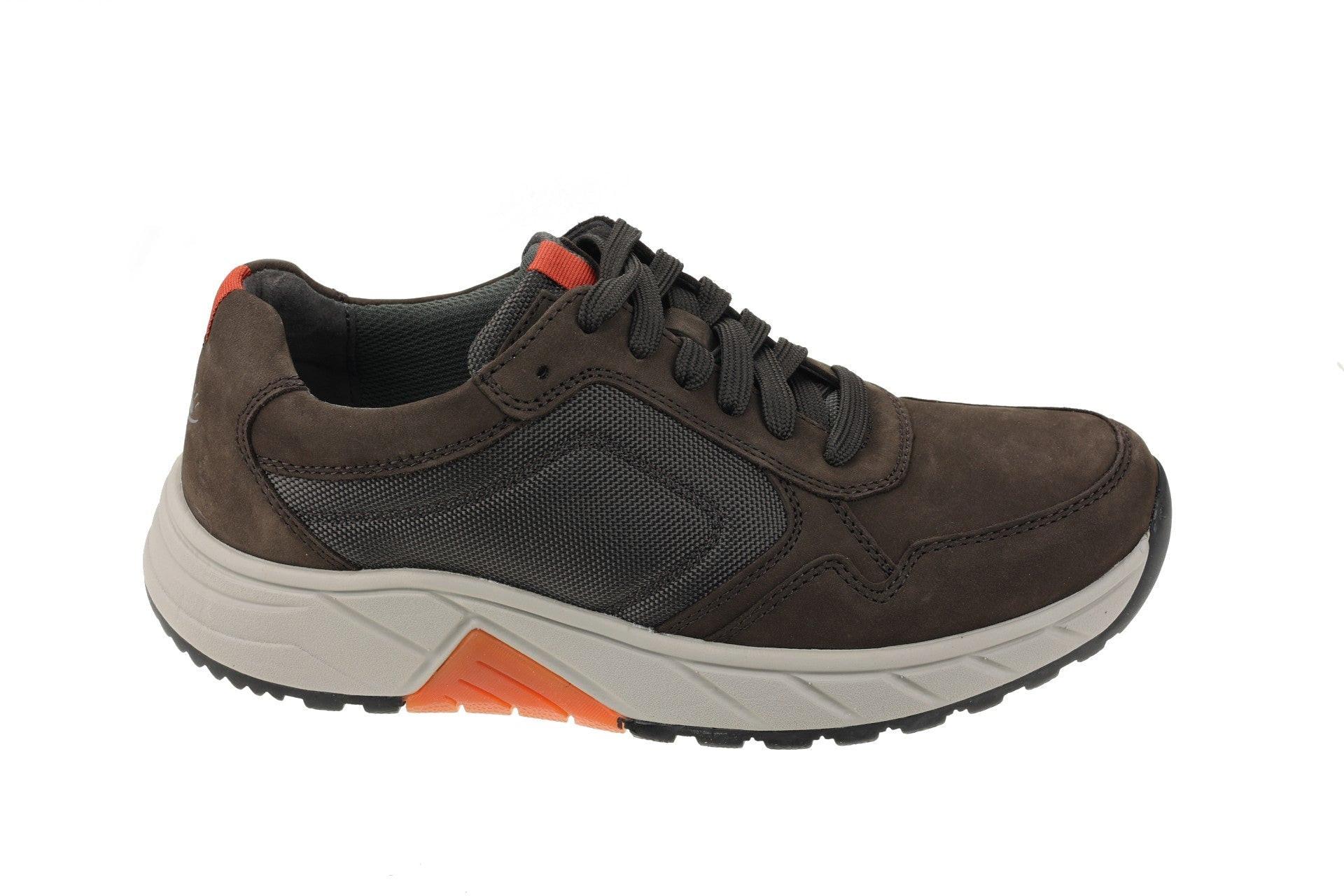 Image of Nubuk Wandersneaker Herren Braun 44.5