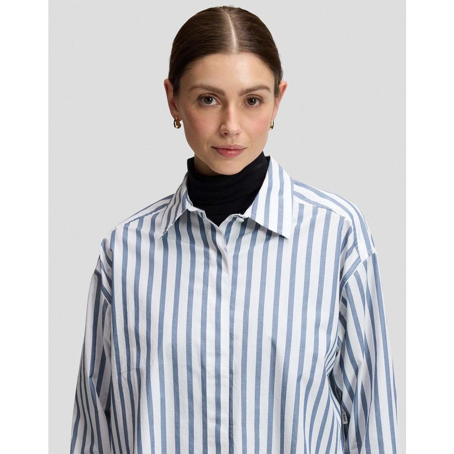 Lee Chemise à manches longues rayée avec poignets boutonnés  
