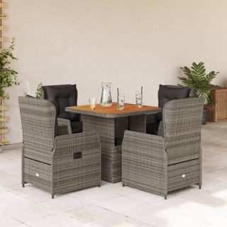 VidaXL set da pranzo da giardino Polirattan  