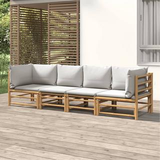 VidaXL Garten lounge set bambus  