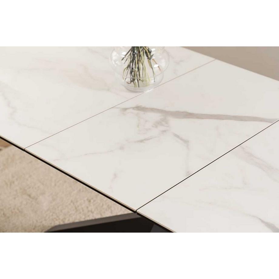 mutoni Esstisch Triple-X Keramik weiss 168-210x90  