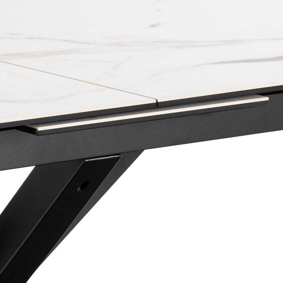 mutoni Esstisch Triple-X Keramik weiss 168-210x90  