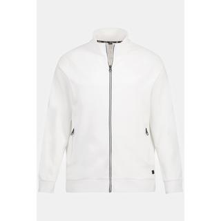 JP1880  Sweatjacke, Tennis, Stehkragen, Zipper, Raglan-Langarm 