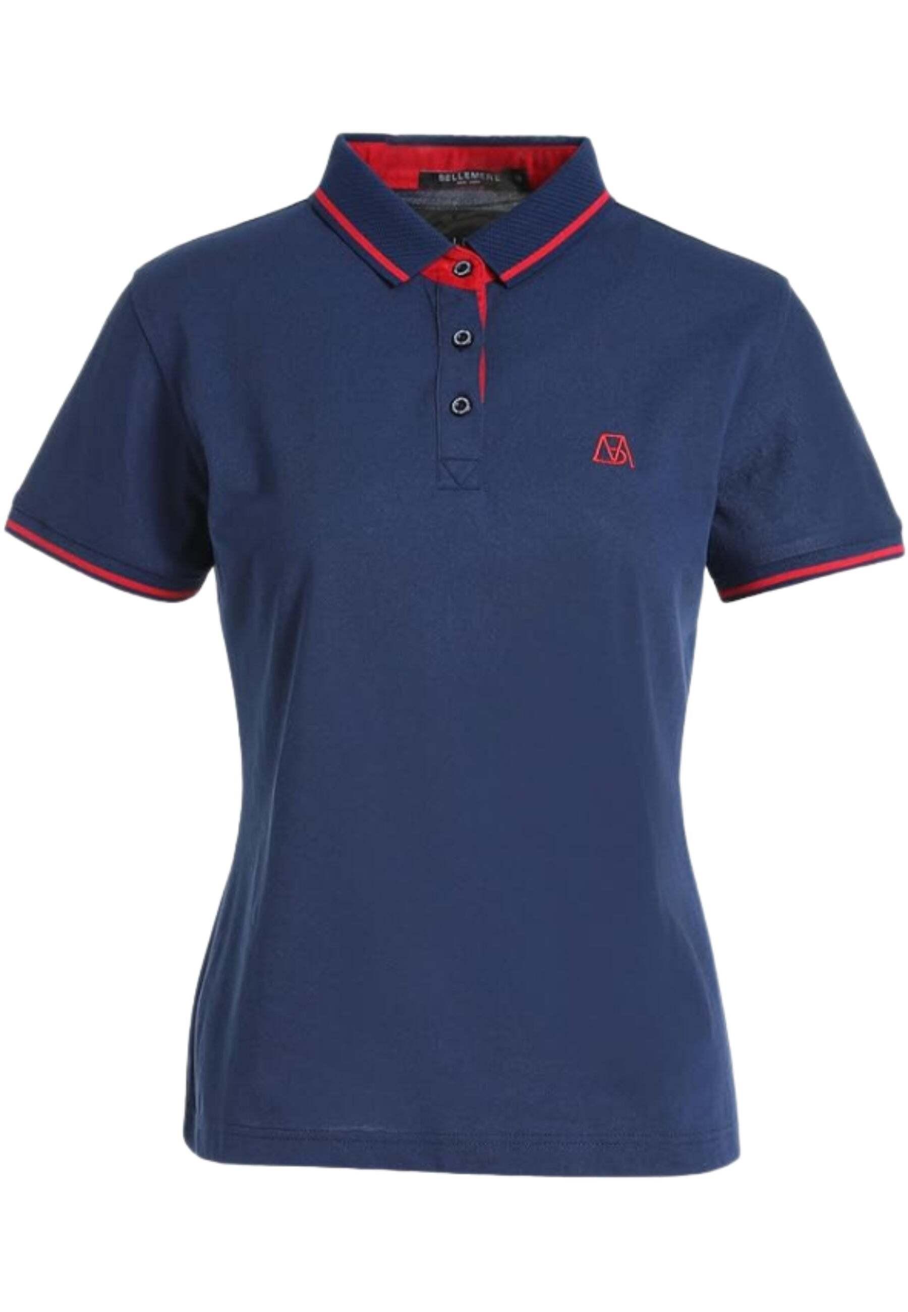 Image of Sportliches Baumwollpolo Für Damen Damen Blau M