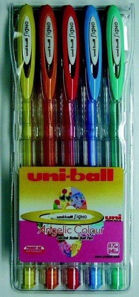 uni-ball UNI-BALL Signo Angelic 0.7mm UM120AC.5C 5 Farben Etui  