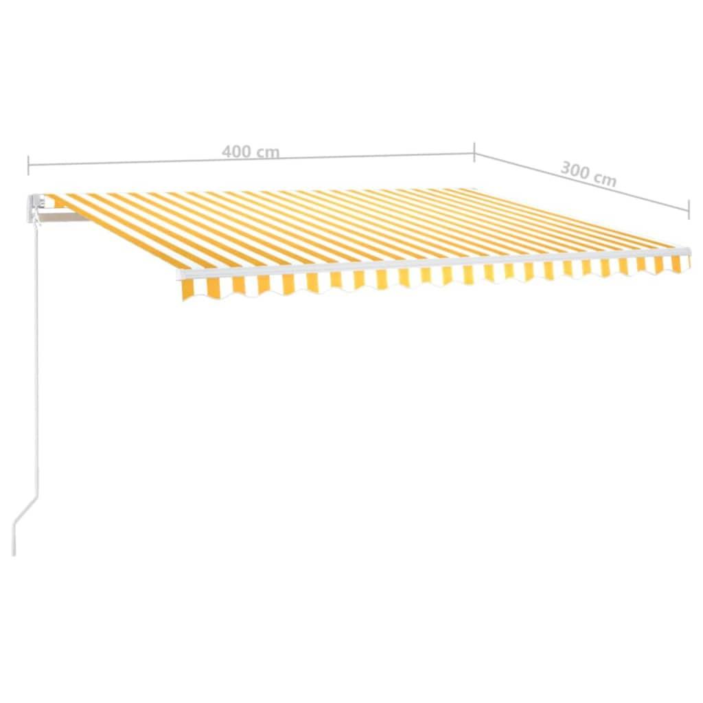 VidaXL Auvent rétractable aluminium  