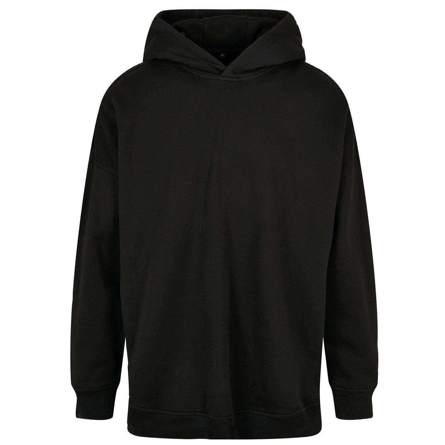 Image of Kapuzenpullover Angeschnitten Herren Schwarz 4XL