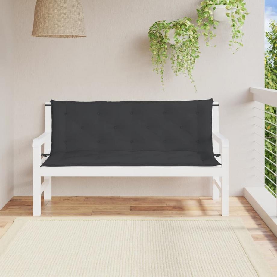 VidaXL Coussin de banc de jardin tissu  