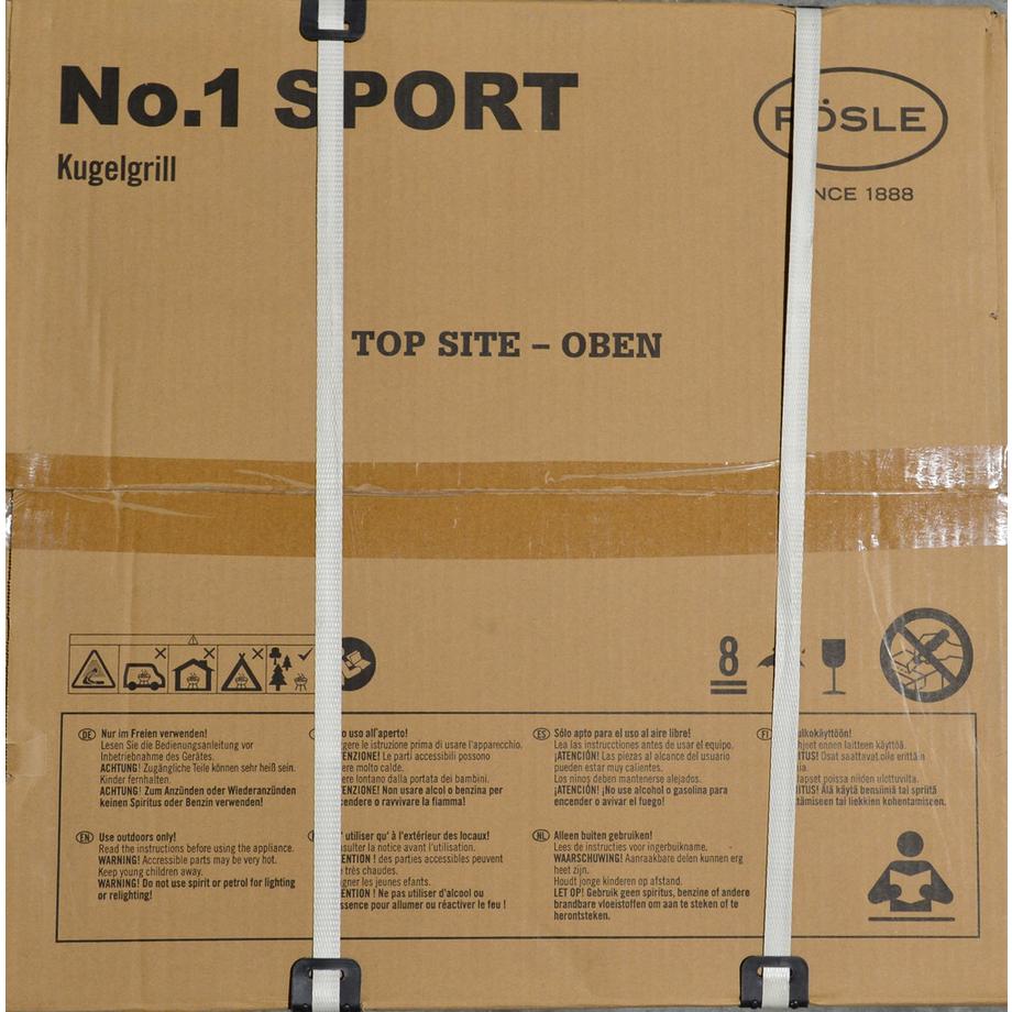 ROESLE  25665 - FC Bayern Edition - Holzkohle-Kugelgrill No.1 Sport F50 (Ø 50 cm) 