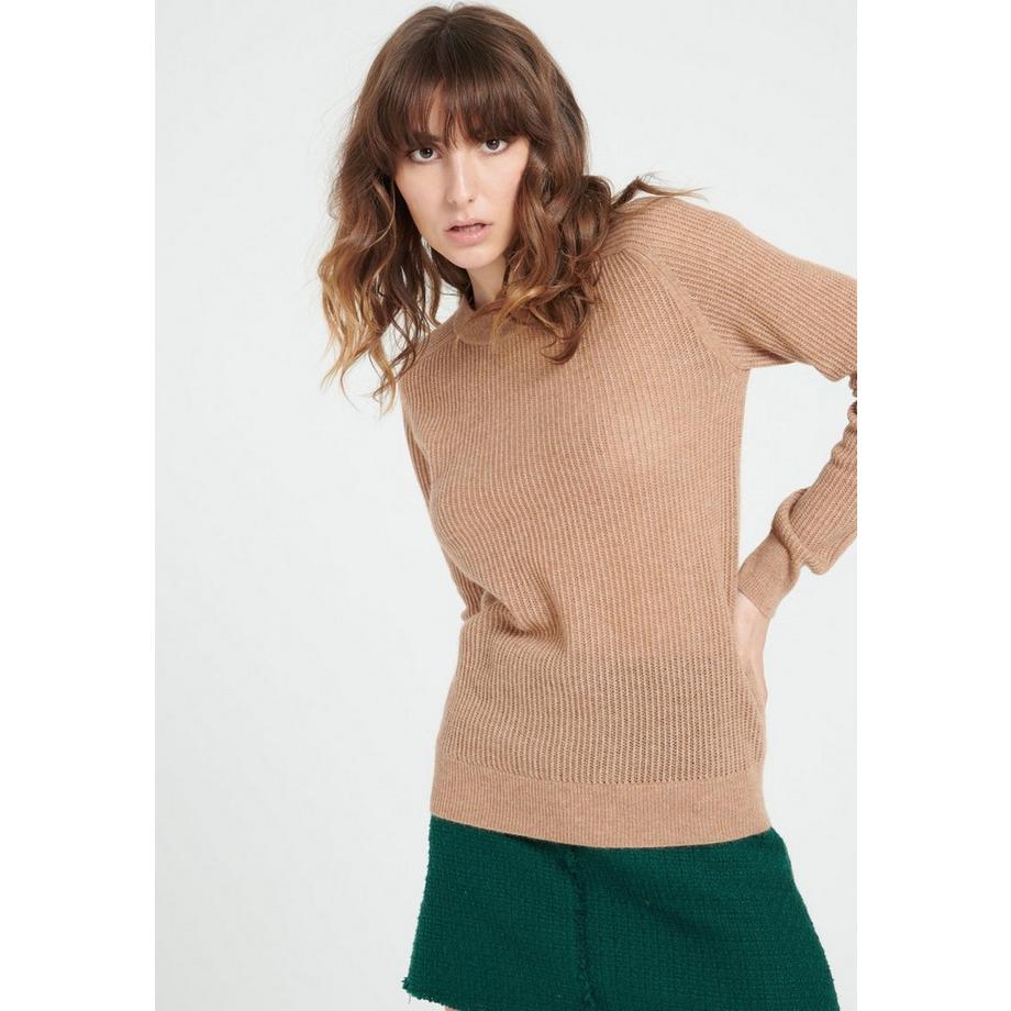 Studio Cashmere8 LILLY 23 Pointelle Pull Col Rond  