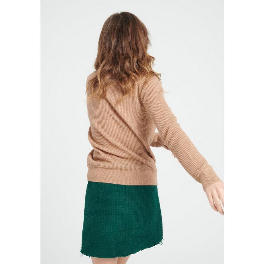 Studio Cashmere8 LILLY 23 Pointelle Pull Col Rond  