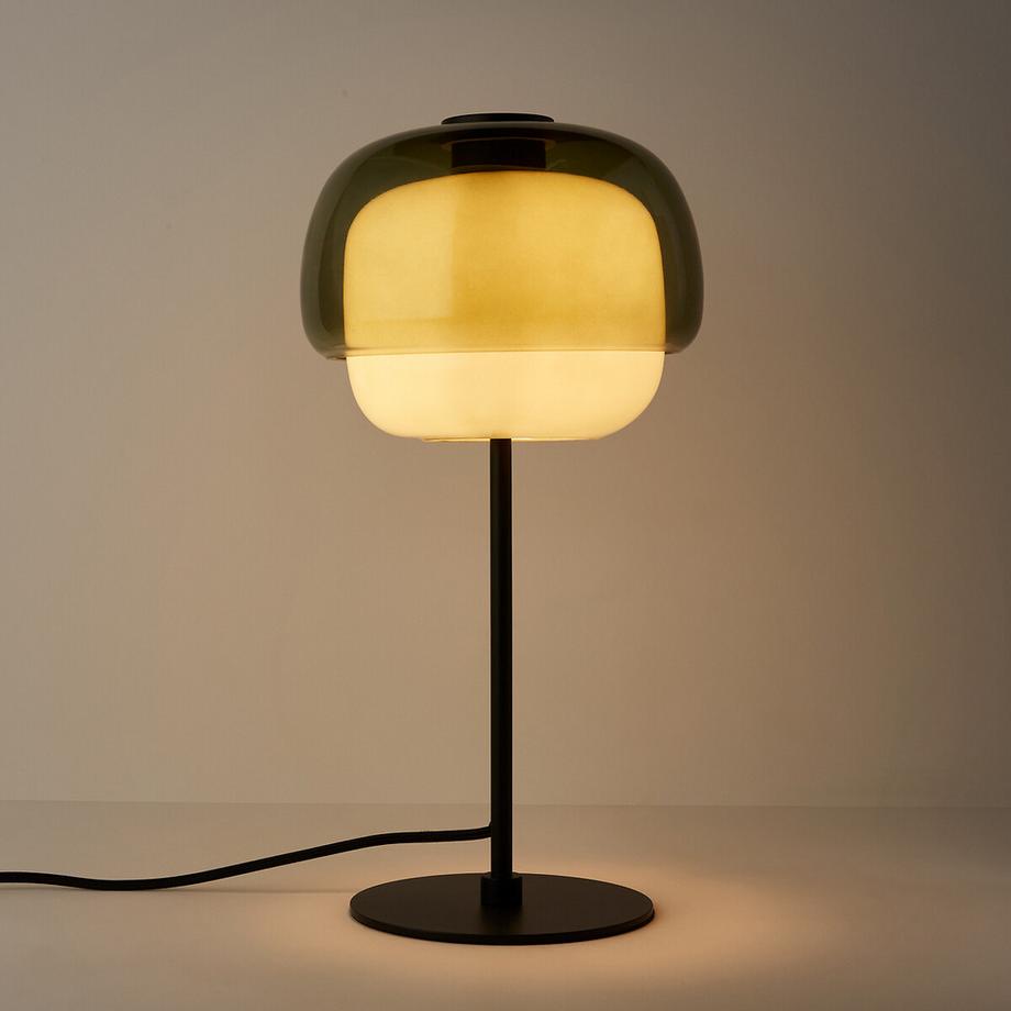 La Redoute Intérieurs Lampe à poser en verre coloré  