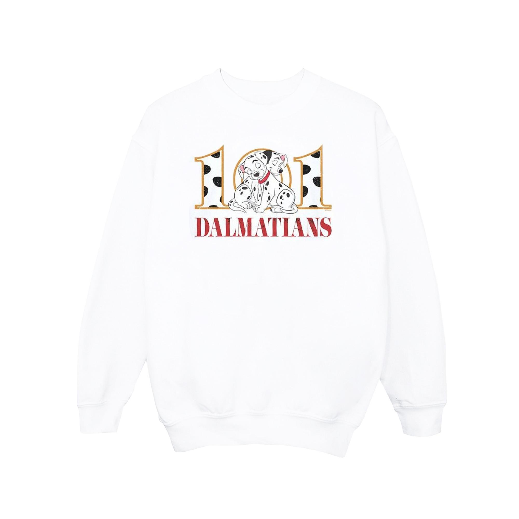 Image of 101 Dalmatians Puppy Hug Sweatshirt Unisex Weiss 128