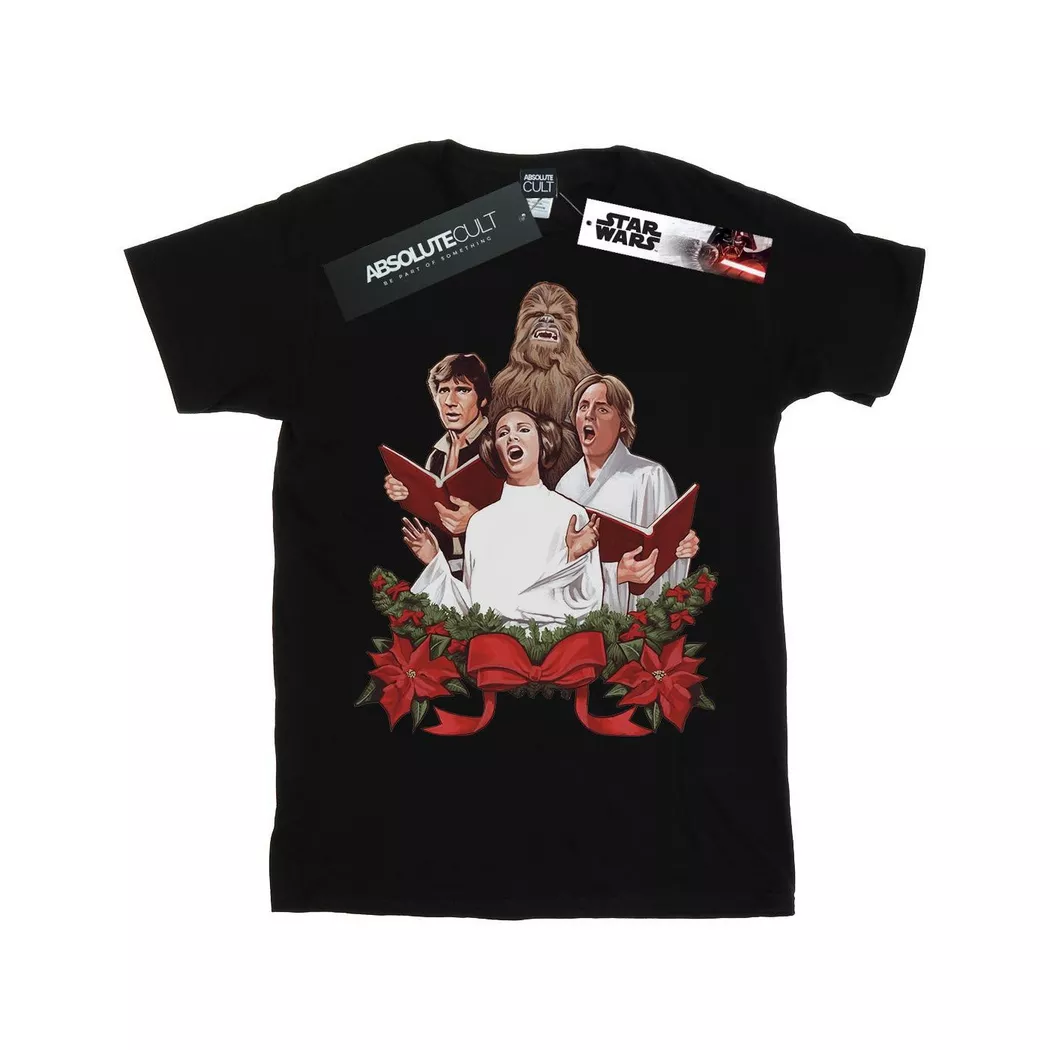 STAR WARS - Christmas Carols TShirt, für Damen, Schwarz, Größe S