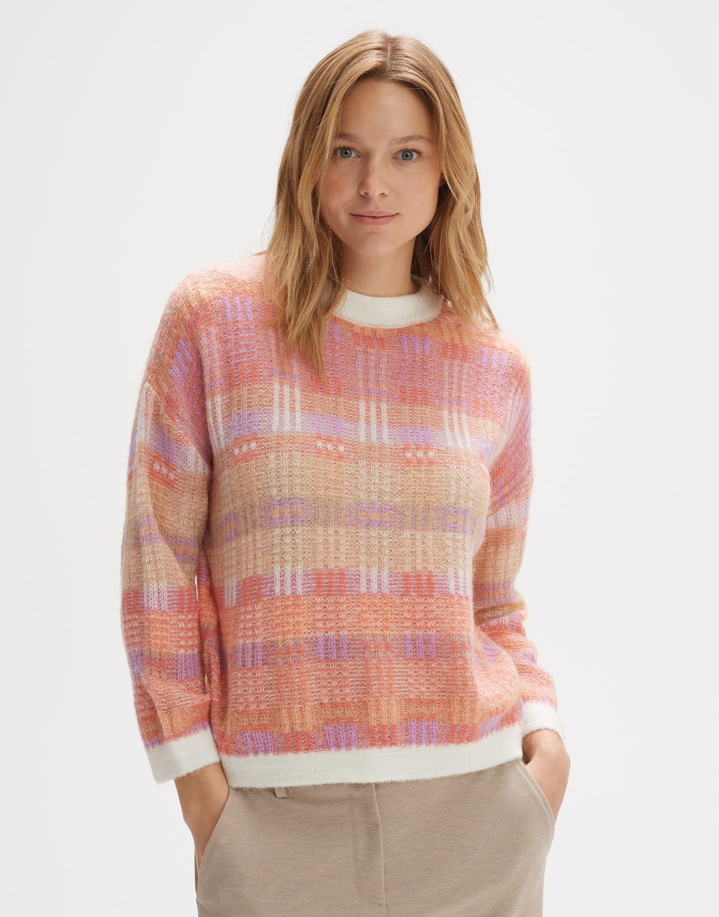 OPUS  Strickpullover Polira mosaic 