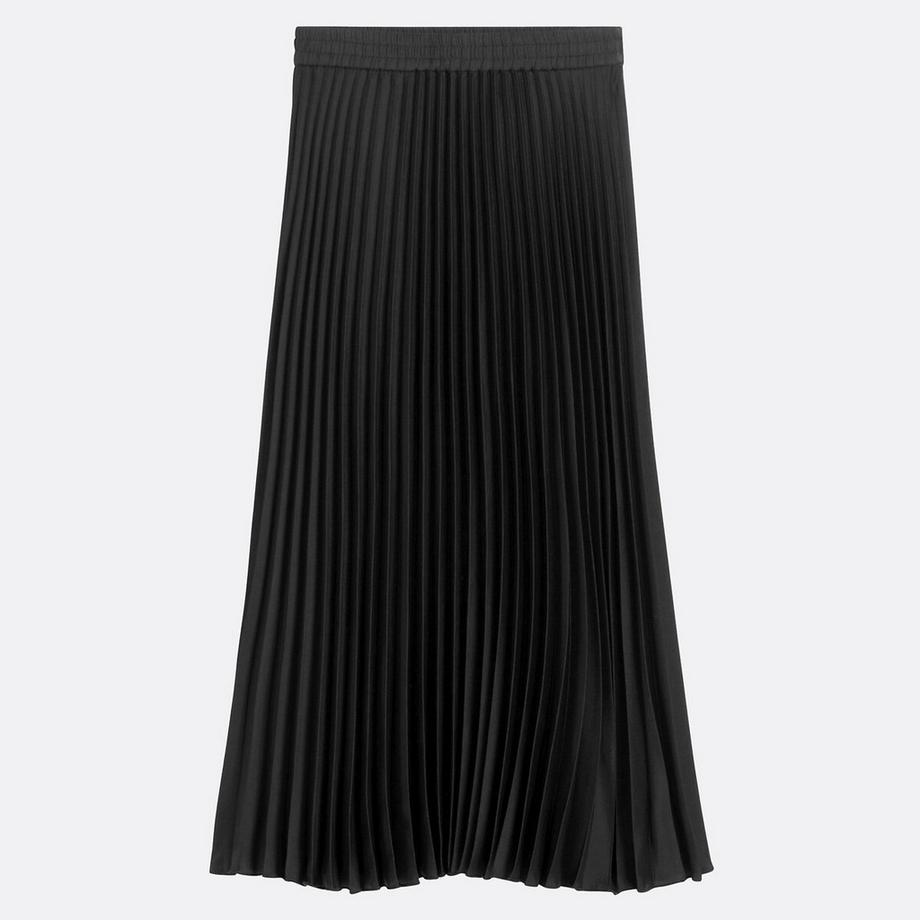 La Redoute Collections Langer Faltenrock mit elastischer Taille  