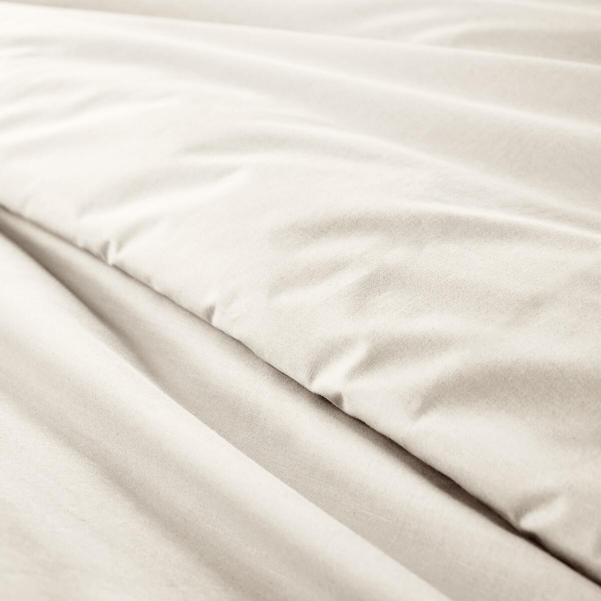 La Redoute Intérieurs Housse de couette unie percale coton bio Scenario  