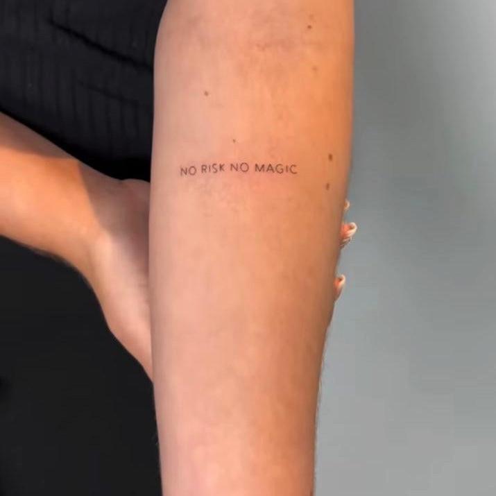 Henna Tattoo Schweiz  No risk no magic Tattoo 