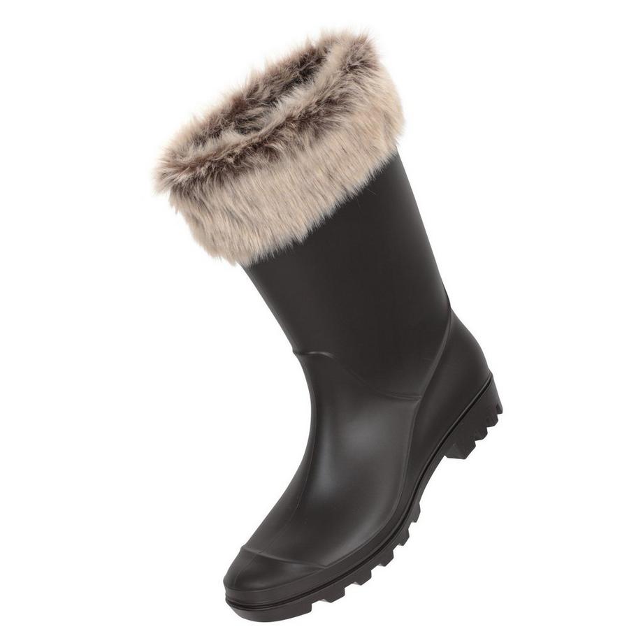 Mountain Warehouse Gummistiefel mit Kunstpelzbesatz  