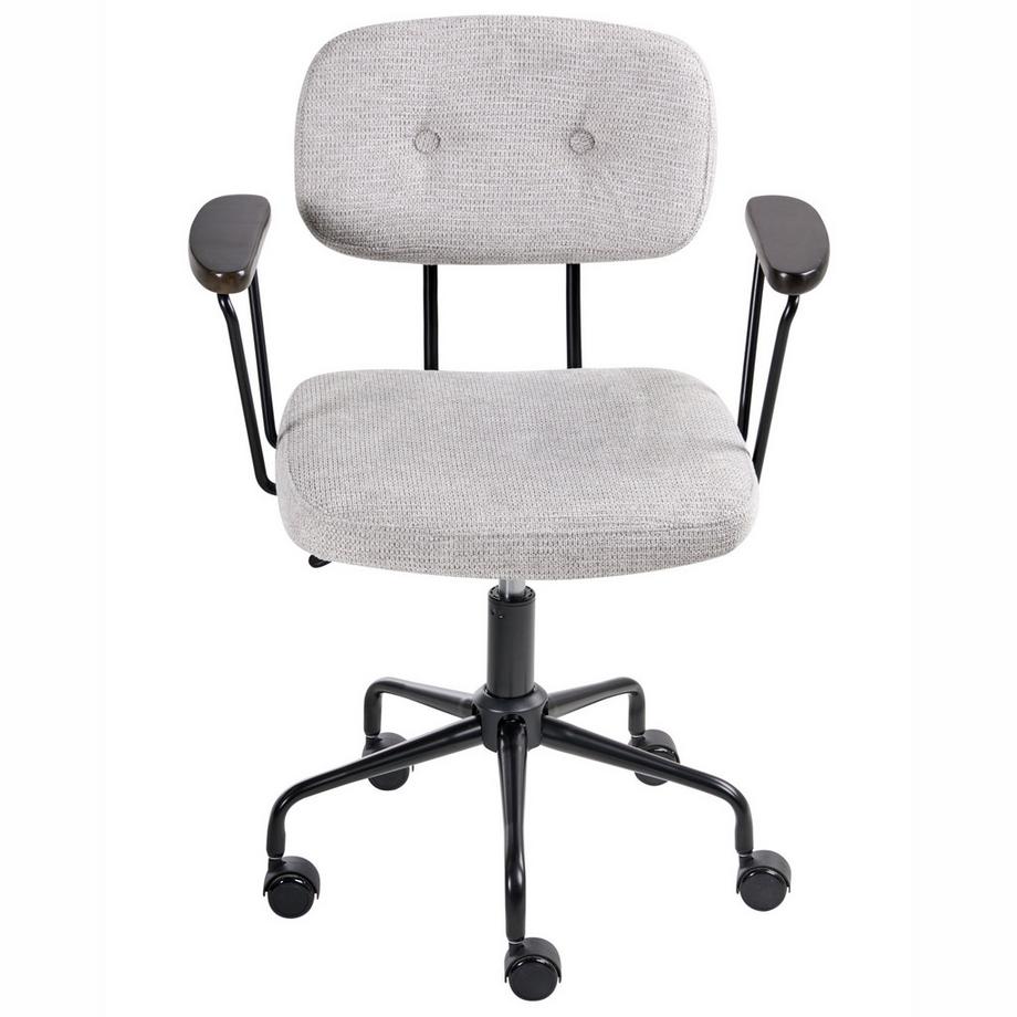 Beliani Chaise de bureau en Tissu  ALGERITA  