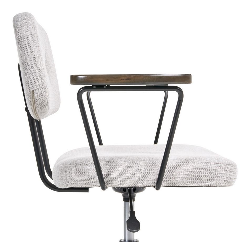 Beliani Chaise de bureau en Tissu  ALGERITA  