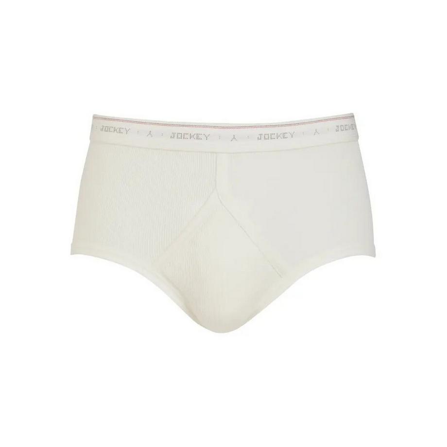 Slip classico a Y in cotone a costine