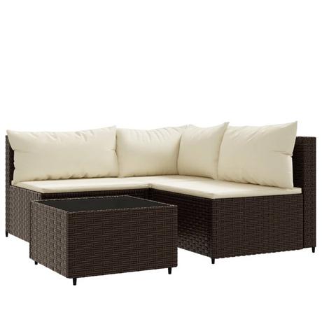 VidaXL Garten lounge set poly-rattan  