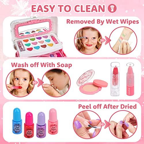 Activity-board  Kit de maquillage, 54PCS Washable Make-up Kids, Toys Kids 