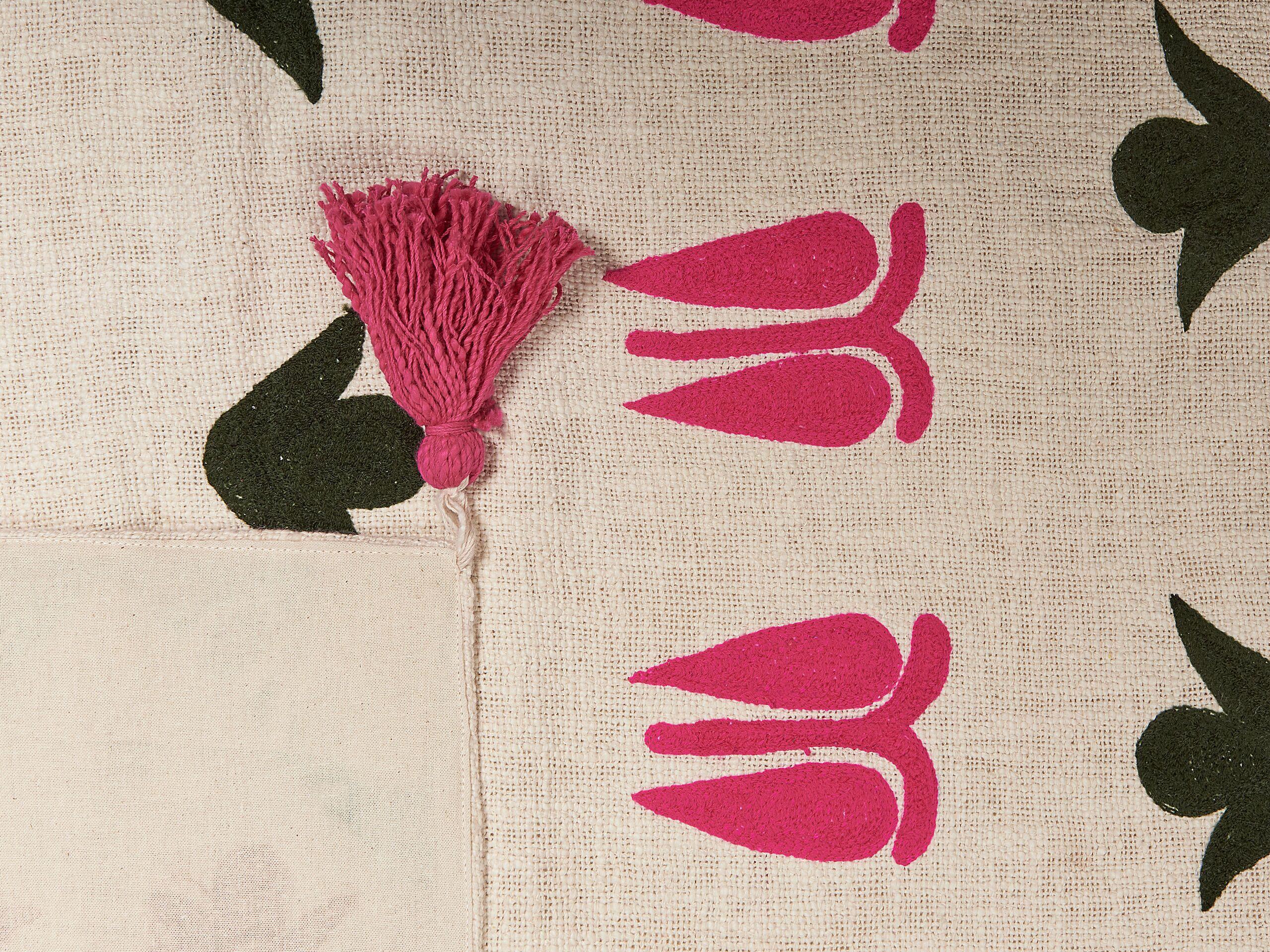 Beliani Retro ANAND Couverture en Coton  