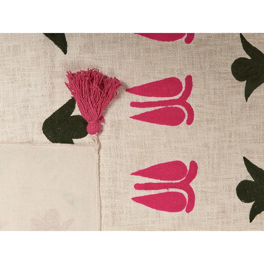 Beliani Retro ANAND Coperta in Cotone  