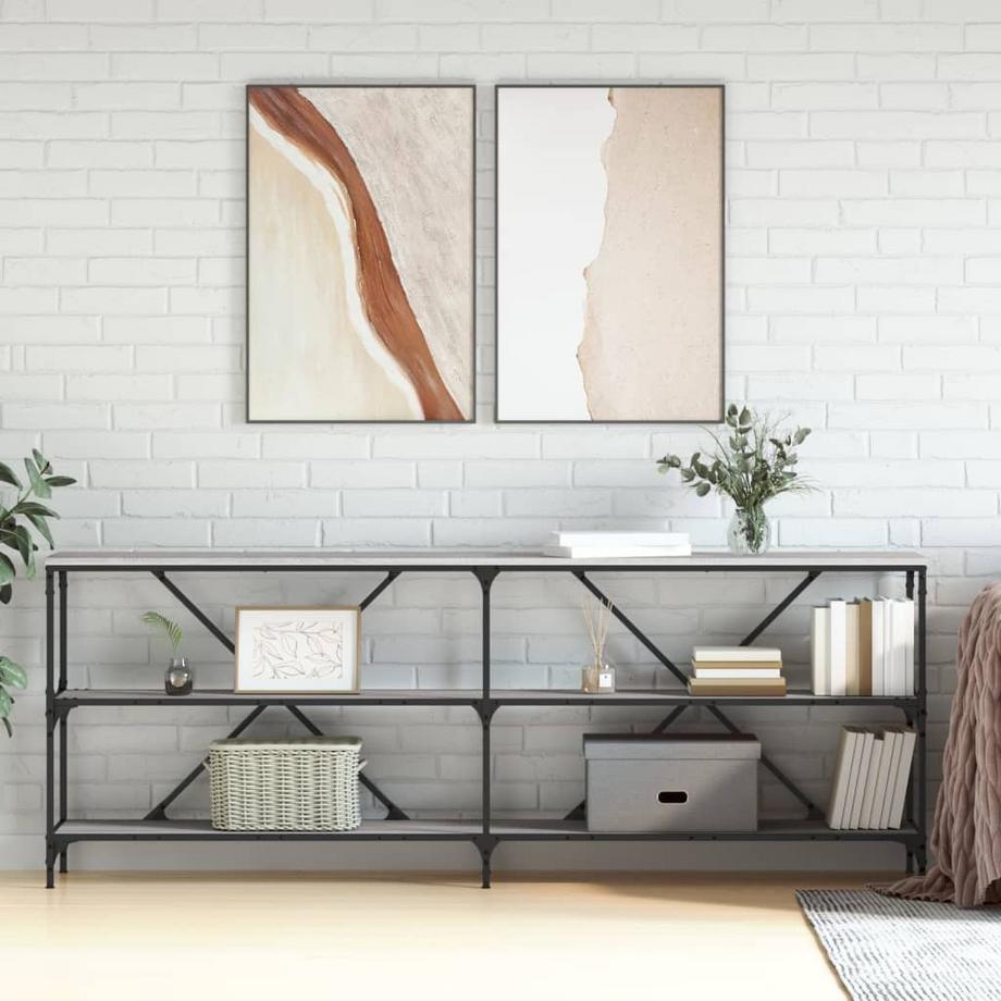 VidaXL Table console bois d'ingénierie  