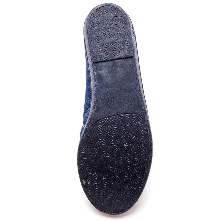 Pédiconfort Derbie Bestickte Schnürpantoffeln  