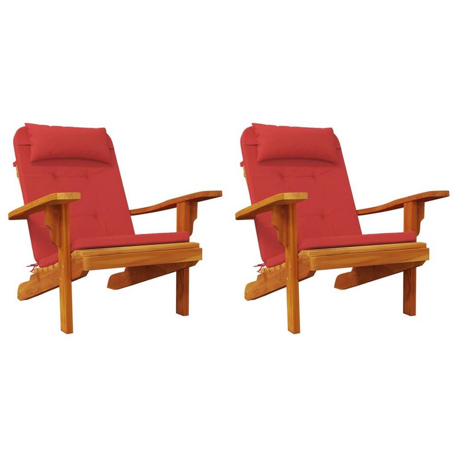 VidaXL Coussin de chaise adirondack tissu  