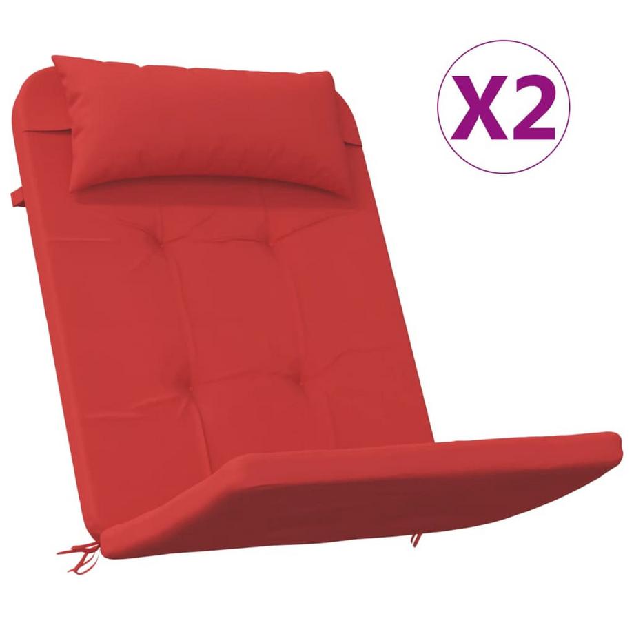 VidaXL Coussin de chaise adirondack tissu  