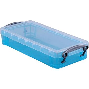 REALLY USEFUL BOX Kunststoffbox 0,55lt 68501617 transparent blau