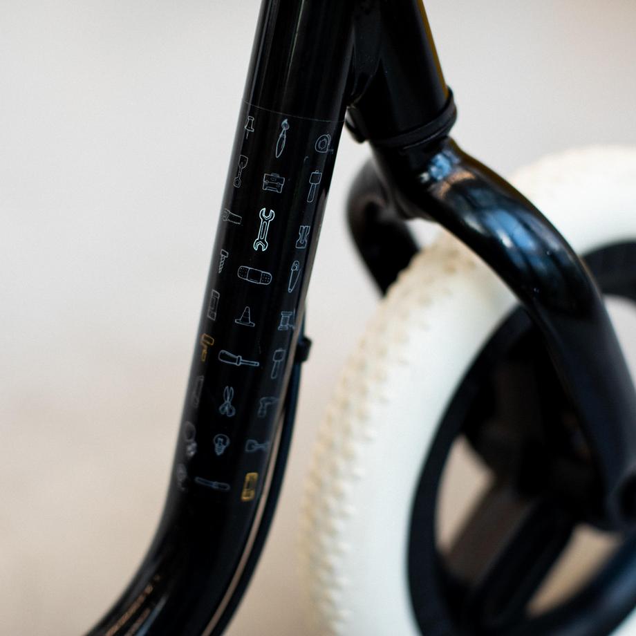 B’TWIN  Laufrad Kinder 10 Zoll mit Bremse 