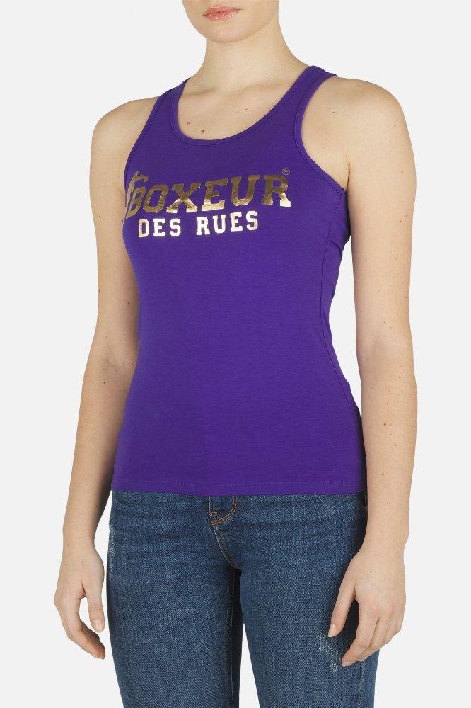 Image of Basic Olympic Tank Top Mit Logo Unisex Violett S