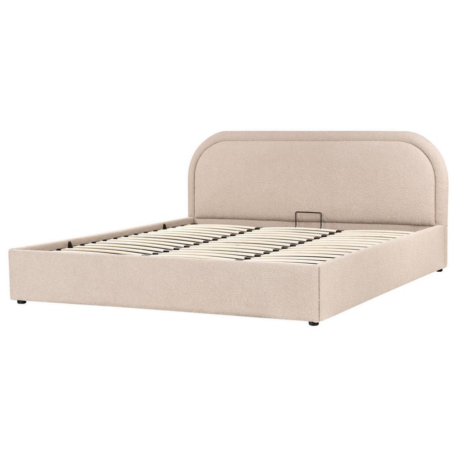 Beliani Lit ottoman en Bouclé  QUILLIEN  