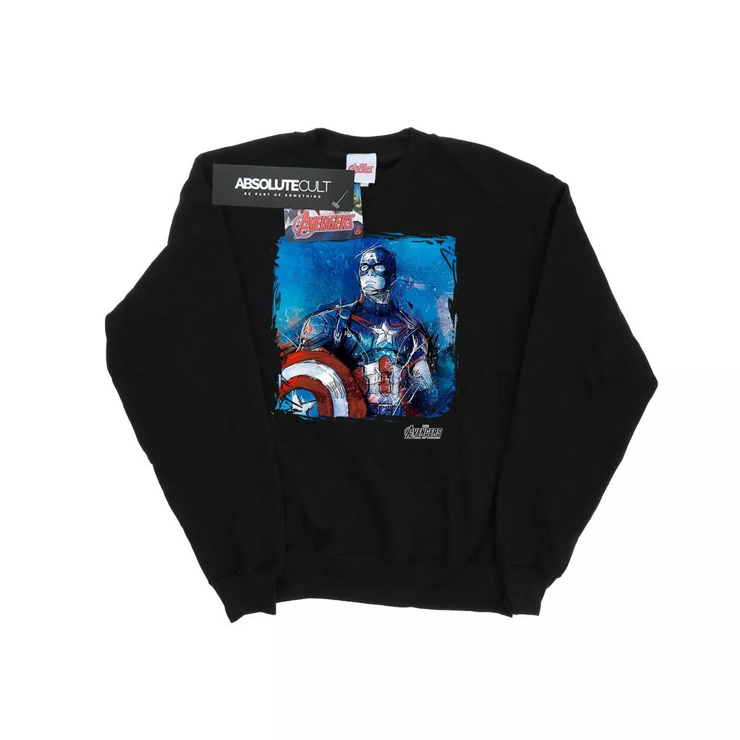 MARVEL - Sweatshirt, 128, Schwarz